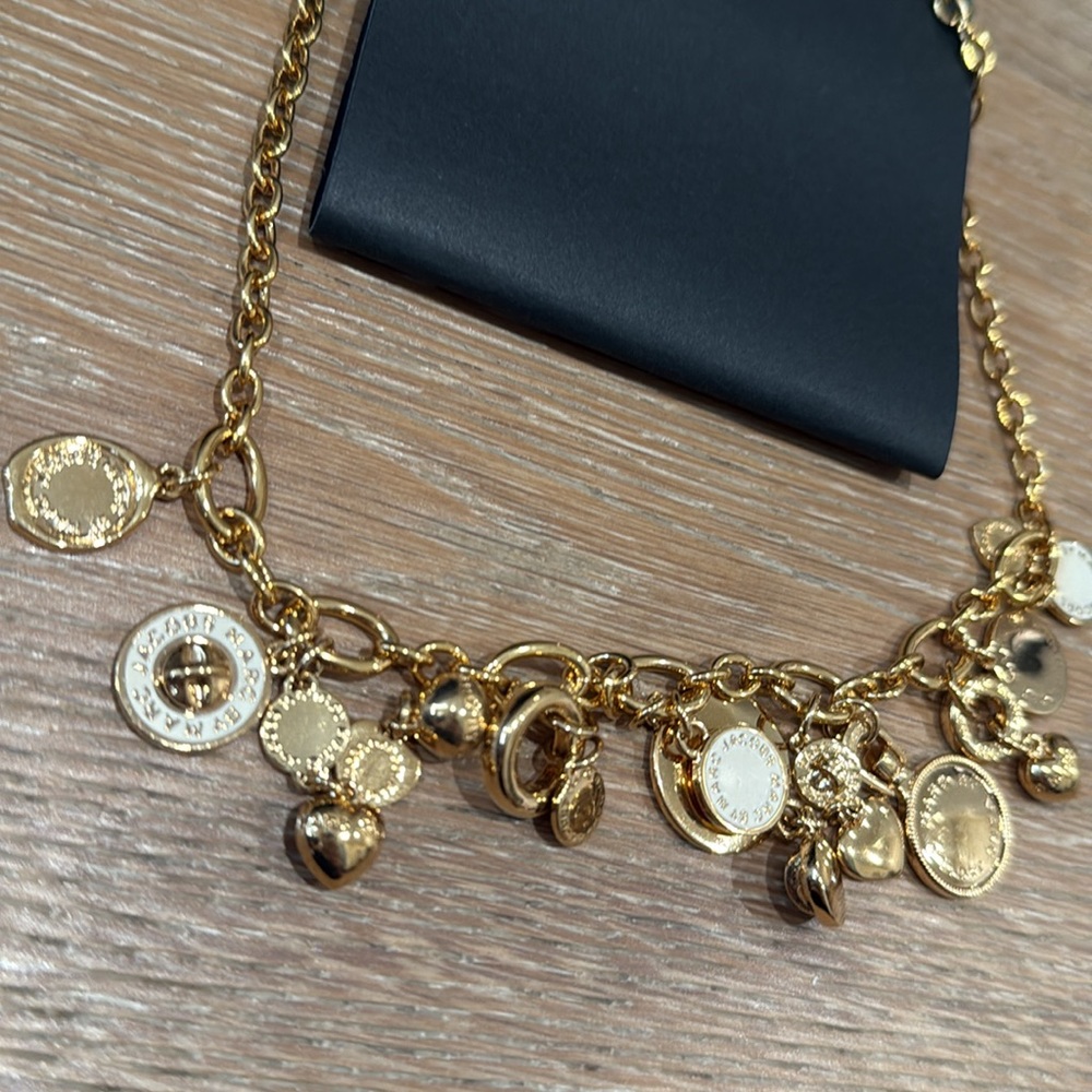 Marc Jacob’s statement Gold Charm Necklace (with bonus necklace as gift) - Picture 2 of 4